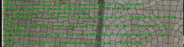 Mensagem de espera para entrar novamente no PvP Mode